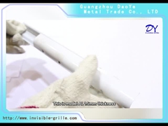 Al 1.5mm με τις βίδες ΓΠ με την μπλε διπλή σιδηροδρομική γραμμή αλουμινίου μαξιλαριών αόρατη