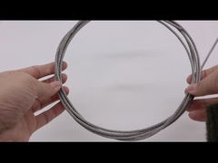 7X7 Ατσάλινο σύρμα αόρατο δίκτυο προστασίας για μπαλκόνι και παράθυρα