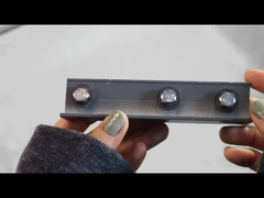 Προσαρμοσμένο μπαλκόνι αόρατη σχάρα Αλουμινίου σιδηροδρομική γραμμή Εύκολη εγκατάσταση