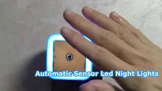 Αυτόματα επαγωγικά φωτιστικά νυκτός Led κομοδίνο Πολύχρωμο φωτιστικό νύχτας για υπνοδωμάτιο