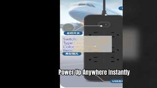 Φορητή πρίζα ρεύματος με γρήγορη φόρτιση USB