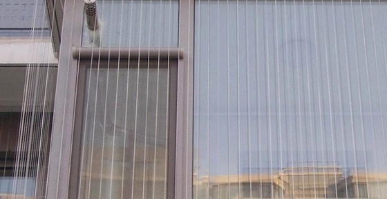 Εύκολο στο καθαρισμό και διαφανές παράθυρα Αόρατη σχάρα για υψηλή ορατότητα