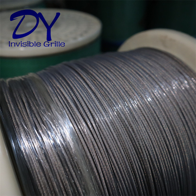 316 Wire 2.0mm Αόρατη ασπίδα μπαλκόνι με προστασία από νάιλον