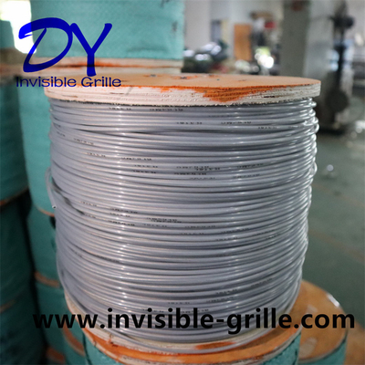 316 Wire 2.0mm Αόρατη ασπίδα μπαλκόνι με προστασία από νάιλον