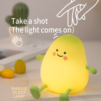 Μικρό Mango Cute νυχτερινό φως λαμπτήρα με USB φόρτιση Χρόνος χρήσης 5h-40h