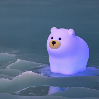 OEM Led Cute Cartoon Silicone Bear Sleep Lamp Usb επαναφορτιζόμενο νυχτερινό λαμπτήρα υπνοδωμάτιο μωρού Νυχτερινό φως πλάι στο κρεβάτι