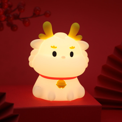 LED USB επαναφορτιζόμενο Dimming Dragon Touch Καρτούν Καλή διακόσμηση κρεβατοκάμαρας Σιλικόνιο baby loung Table Lamp νυχτερινό φως