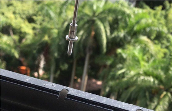 Υψηλής ανθεκτικότητας μπαλκόνι grill ασφαλείας Ανθεκτικό στη διάβρωση για την ασφάλεια και την προστασία του μπαλκόνι