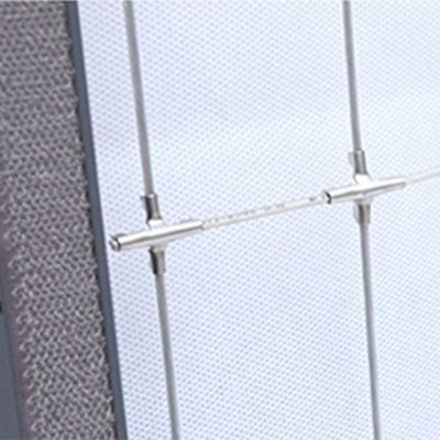 Ανθεκτικό στη διάβρωση χάλυβα 316 καλώδια μπαλκόνι αόρατη σχάρα