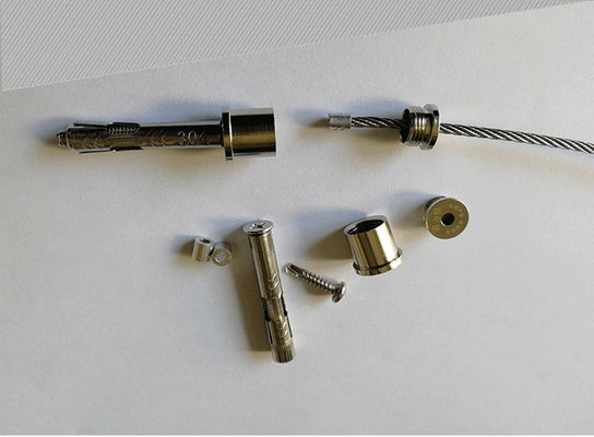 Εύκολη καταπολέμηση πυρκαγιάς Ασφάλεια κατοικίδιων ζώων Αόρατη σχάρα με 5 cm διάσταση καλωδίου για προστασία μπαλκόνι και παράθυρο