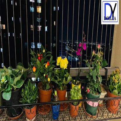 Stainless Steel Window Invisible Grille with Dust-proof and Decoration Features for Vertical Opening