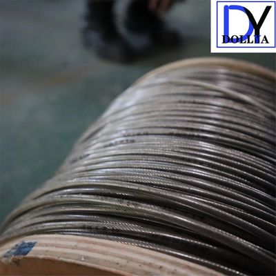 Αόρατο κάγκελο μπαλκονιού από ανοξείδωτο χάλυβα 316 με μήκος 6μ και κενό 5cm για ασφάλεια