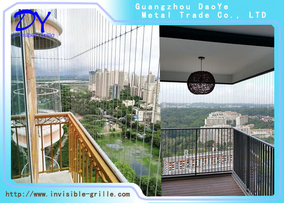 6m Set Solid Steel Wire Grill Stainless Steel Cable Highest Grade Wire Mesh Panel Σχεδιασμένο για μακροπρόθεσμη βιομηχανική και ασφάλεια