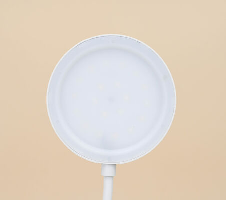 Εμπορικό Παιδιά Σύγχρονο LED Δισκόφωνας λαιμό Clip-On Touch Control USB επαναφορτιζόμενο Λευκό νυχτερινό φως για τη μελέτη των φοιτητών