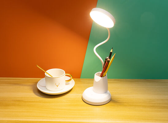 Μοντέρνο Απλό Κάτοχος Στυλό Επιτραπέζιο Φωτιστικό LED Επαναφορτιζόμενο Plug-in Προστασία Ματιών Φωτιστικό Μελέτης Φοιτητικής Εστίας Φωτιστικό Ανάγνωσης Αφής