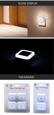 Αισθητήρας LED νυχτερινά φώτα Πλακέτα για το κρεβάτι Φώτα εξοικονόμησης ενέργειας Πολυχρωματικό νυχτερινό φως για το υπνοδωμάτιο