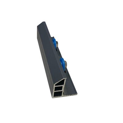 Robust Aluminum Frames Aluminium Rail Track White Black Transparent Wire Colour Providing Strong Support and Material Flow