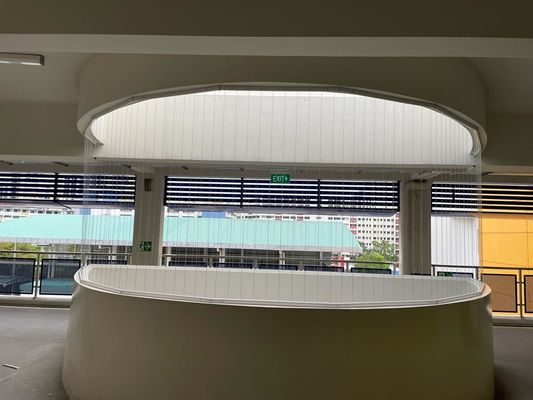 Αλουμινίου Προσαρμοσμένο Αόρατο Ασφάλεια Μπαλκόνι Grill Μέγεθος 6m Set Μπαλκόνι Ασφάλεια Λύση για τα σύγχρονα αρχιτεκτονικά σχέδια