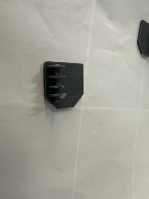Κατάλληλο για εσωτερικό και εξωτερικό ψησίματα Αόρατα αξεσουάρ ψησίματος Αλουμινίου Τροχιά Τελική Καπάκι μοντέλο τύπου 20mm ανθεκτικά εξαρτήματα