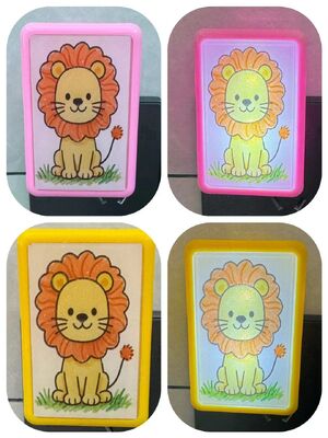 Φωτιστικό νυκτός με πρίζα, χαριτωμένη εμφάνιση, πλαστική βάση, παρέχει βολικό φωτισμό τη νύχτα για σπίτι και γραφείο