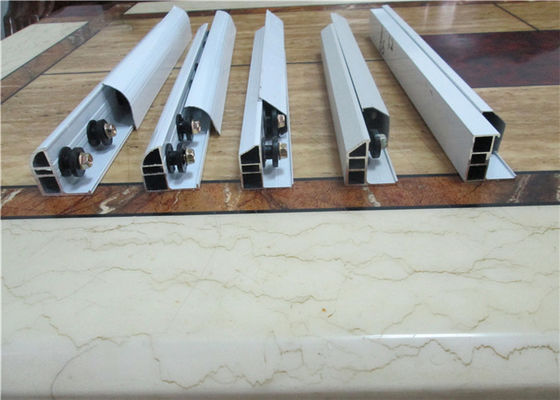 Σιδηροδρομική γραμμή αλουμινίου ασφάλειας σκληρών γραμμών για τα αόρατα κάγκελα ασφάλειας