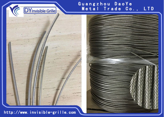 Αόρατα κάγκελα 304 καλώδιο 3.5mm ανοξείδωτου αντίσταση σκουριάς διαμέτρων