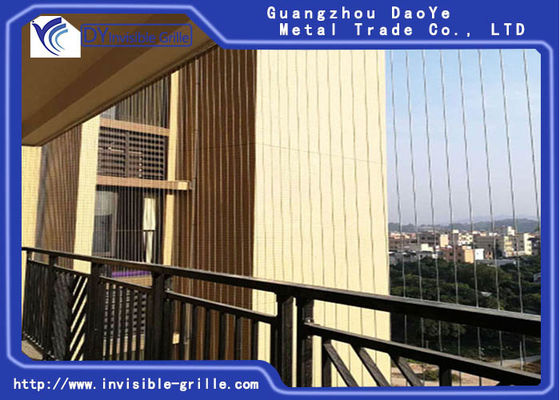 Αντιοξειδωτικό άσπρο αργίλιο 1.6mm αόρατα κάγκελα μπαλκονιών