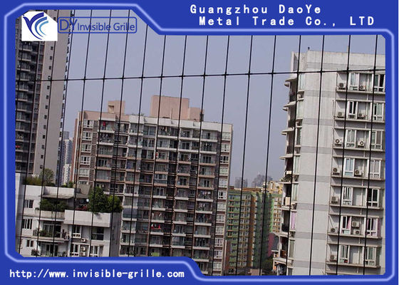 αόρατη σχάρα ασφάλειας καλωδίων 2mm με το νάυλον επίστρωμα