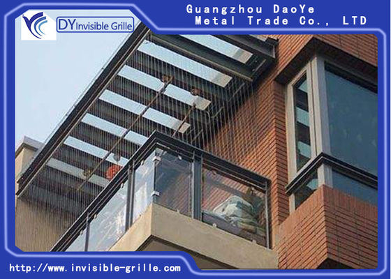 Η τυποποιημένη σκόνη έντυσε την αόρατη σχάρα 3mm για τα παράθυρα