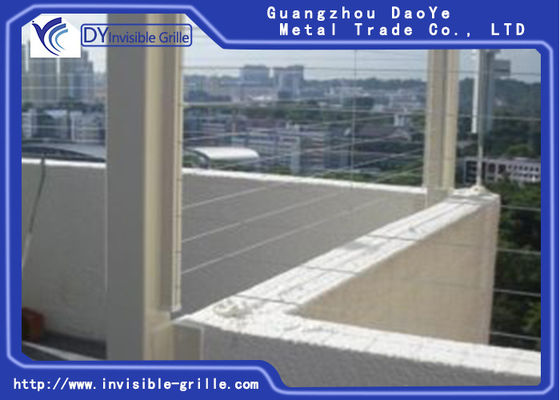 3m/Set αντιοξειδωτικά αόρατα κάγκελα παραθύρων που αντιστέκονται 170KG