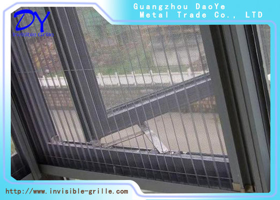 Εσωτερική εισελκόμενη αόρατη πόρτα οθόνης αργιλίου συνήθειας